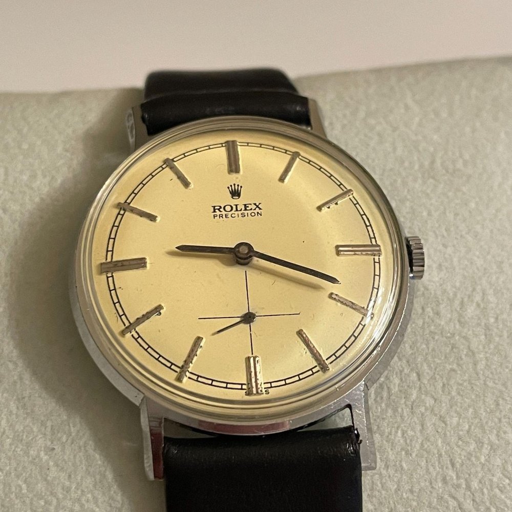 50S VTG Rolex Precision Swiss Stainless/Off-White